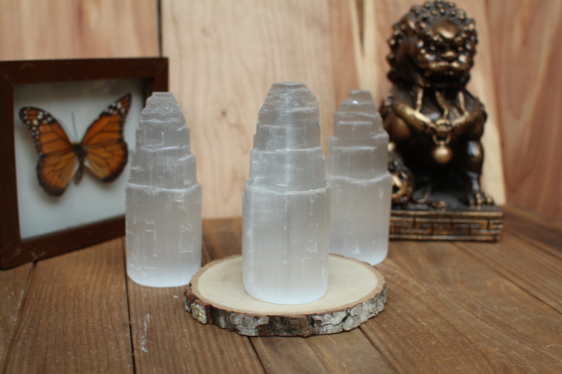 Selenite Tower 4"