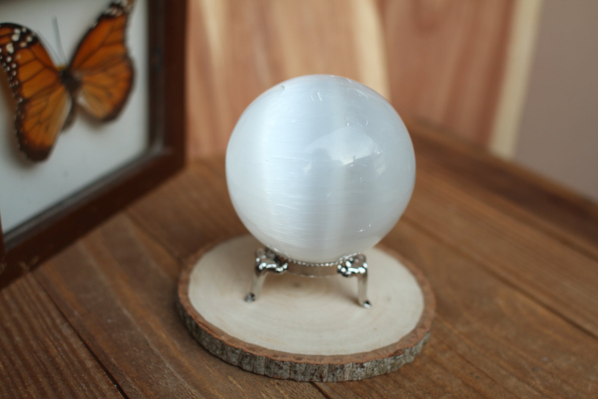Selenite Sphere - Medium