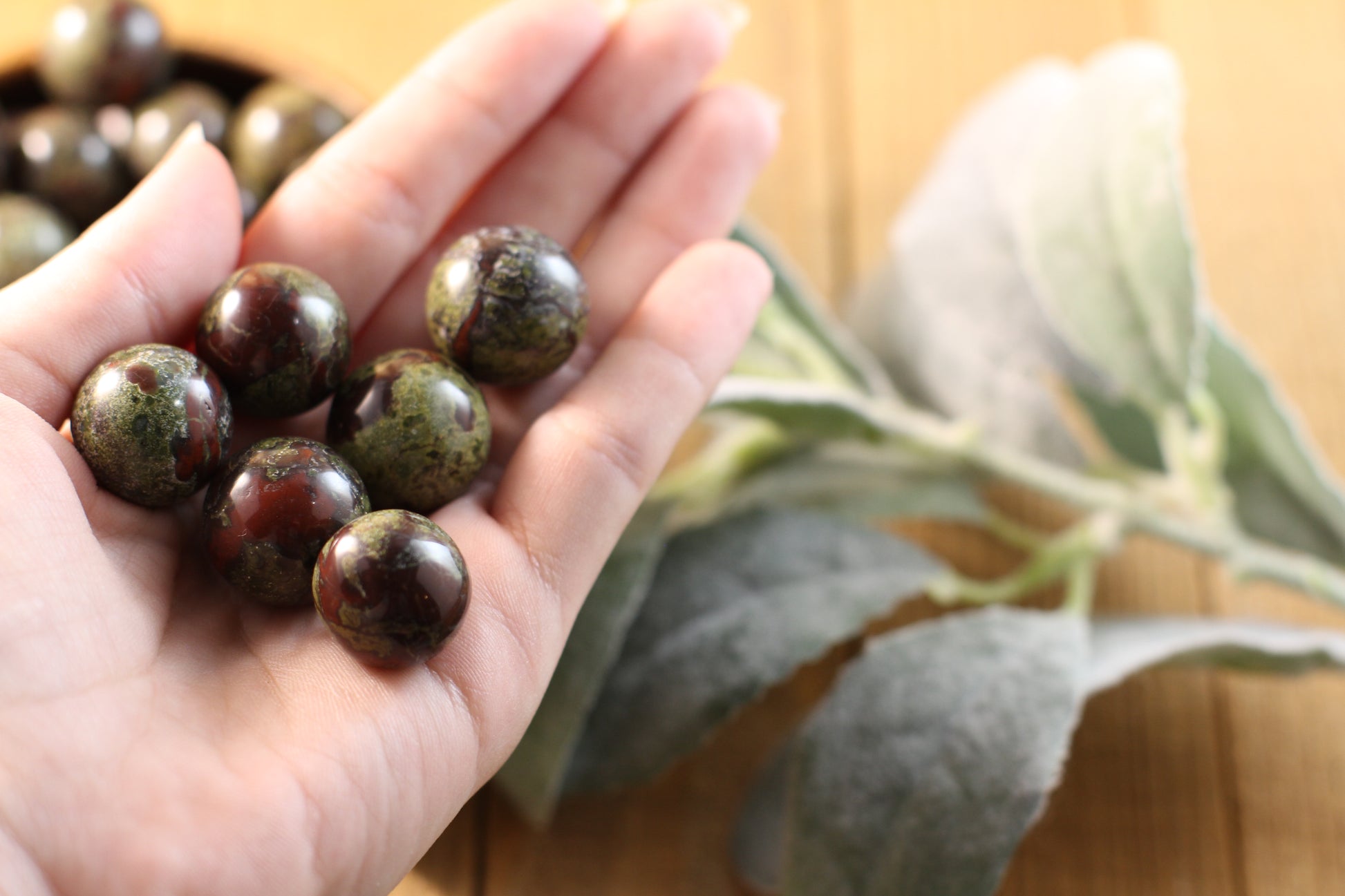 Dragon's Blood Jasper Mini Spheres