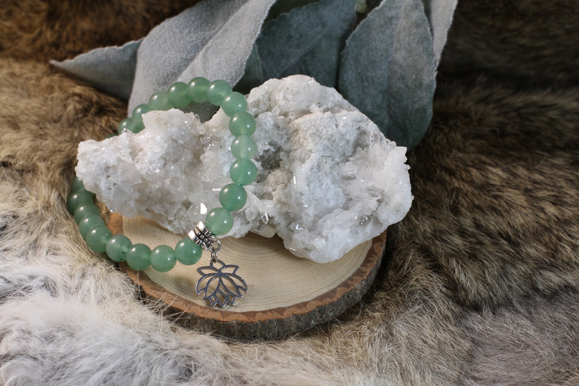 Aventurine Bead Bracelet