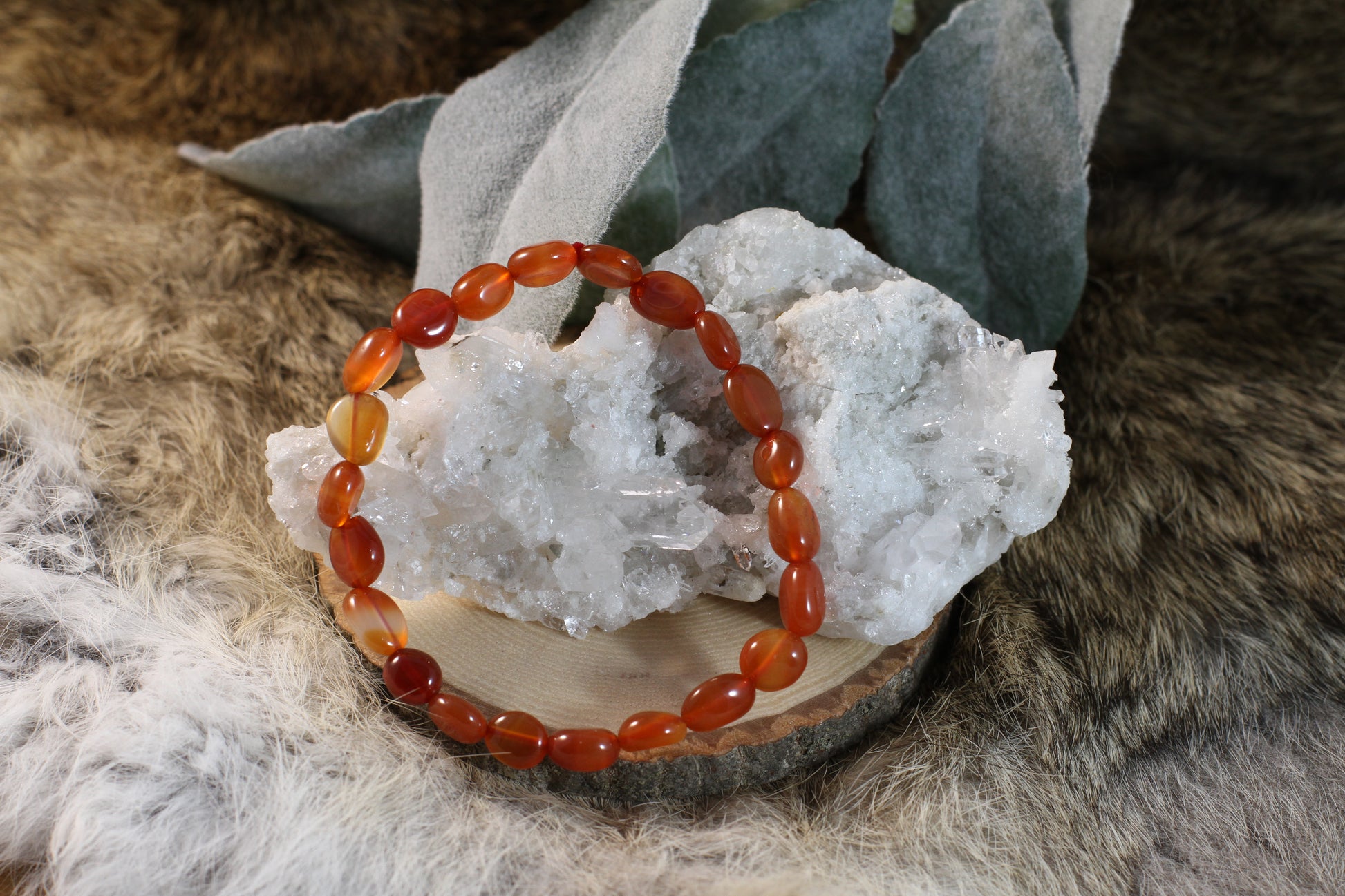 Carnelian Nugget Bracelet