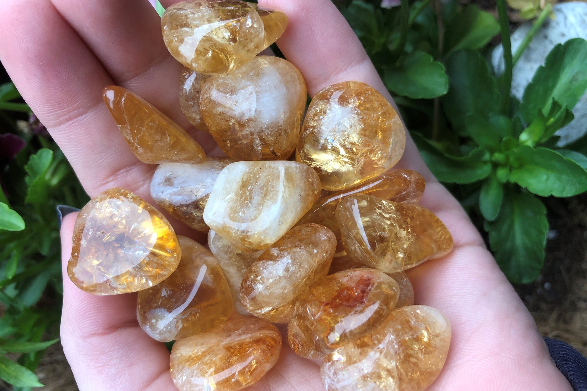 Citrine Tumbled Stones