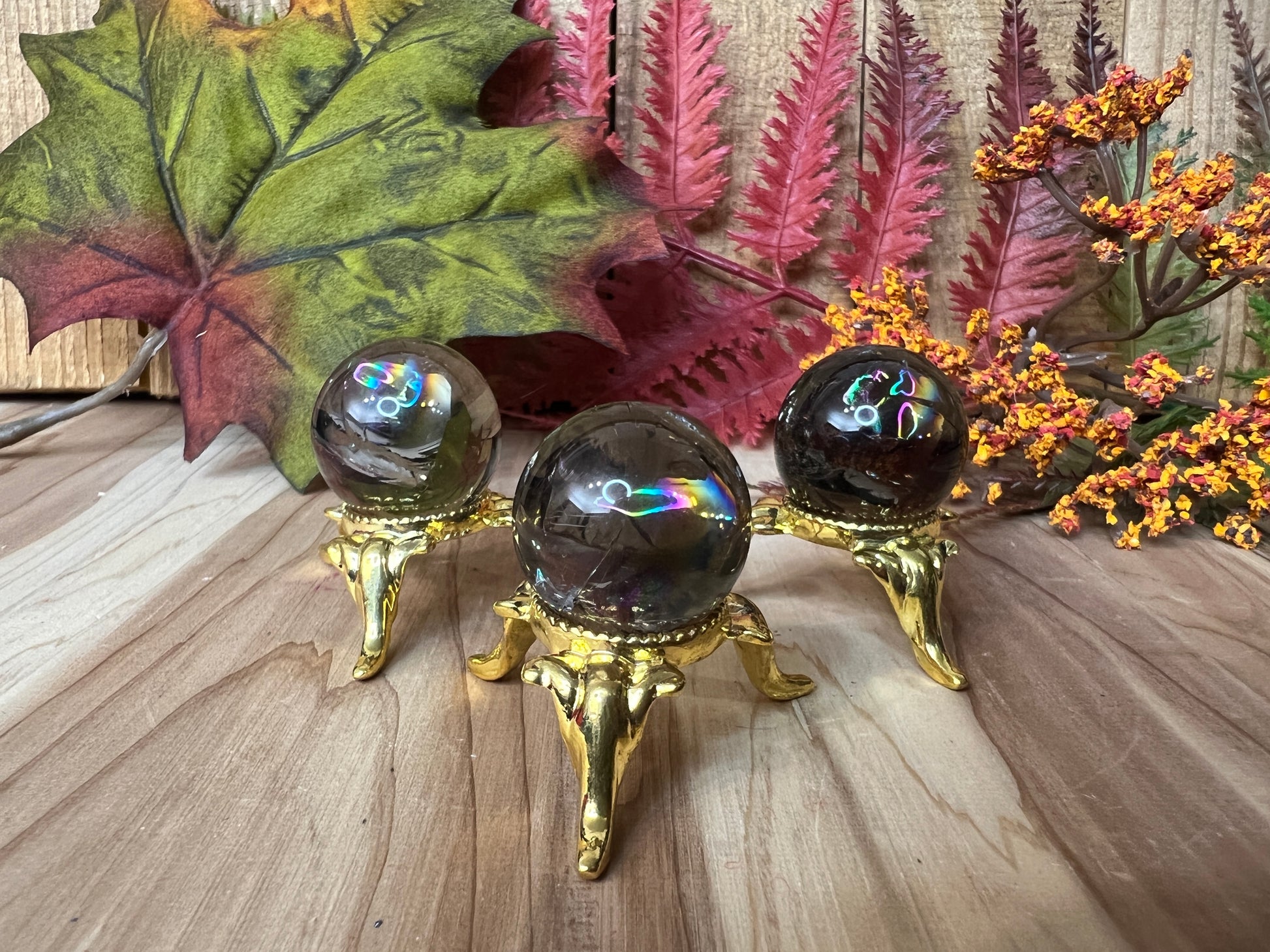 Smoky Quartz Mini Spheres