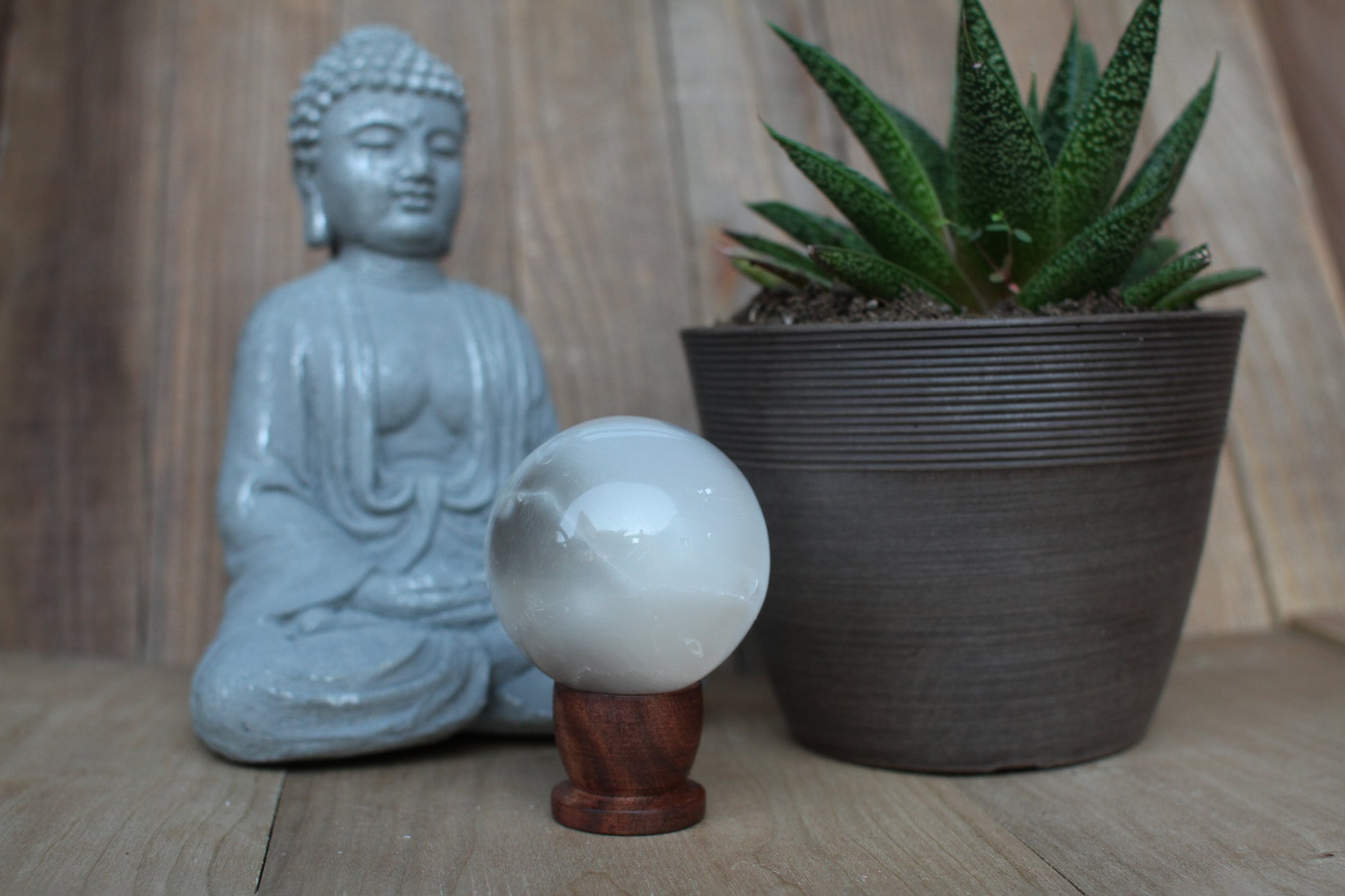 Selenite Sphere - Small