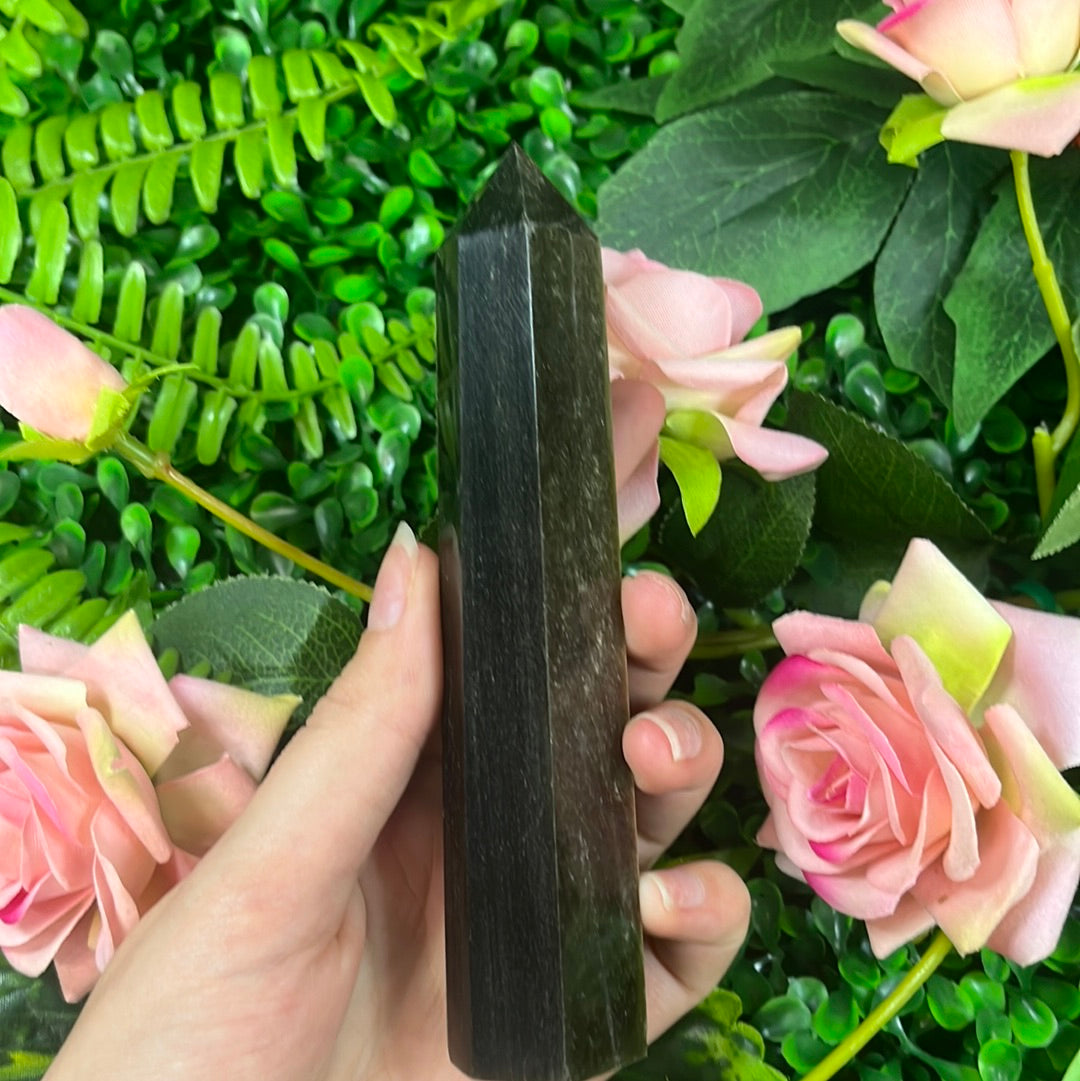 Gold Sheen Obsidian Tower
