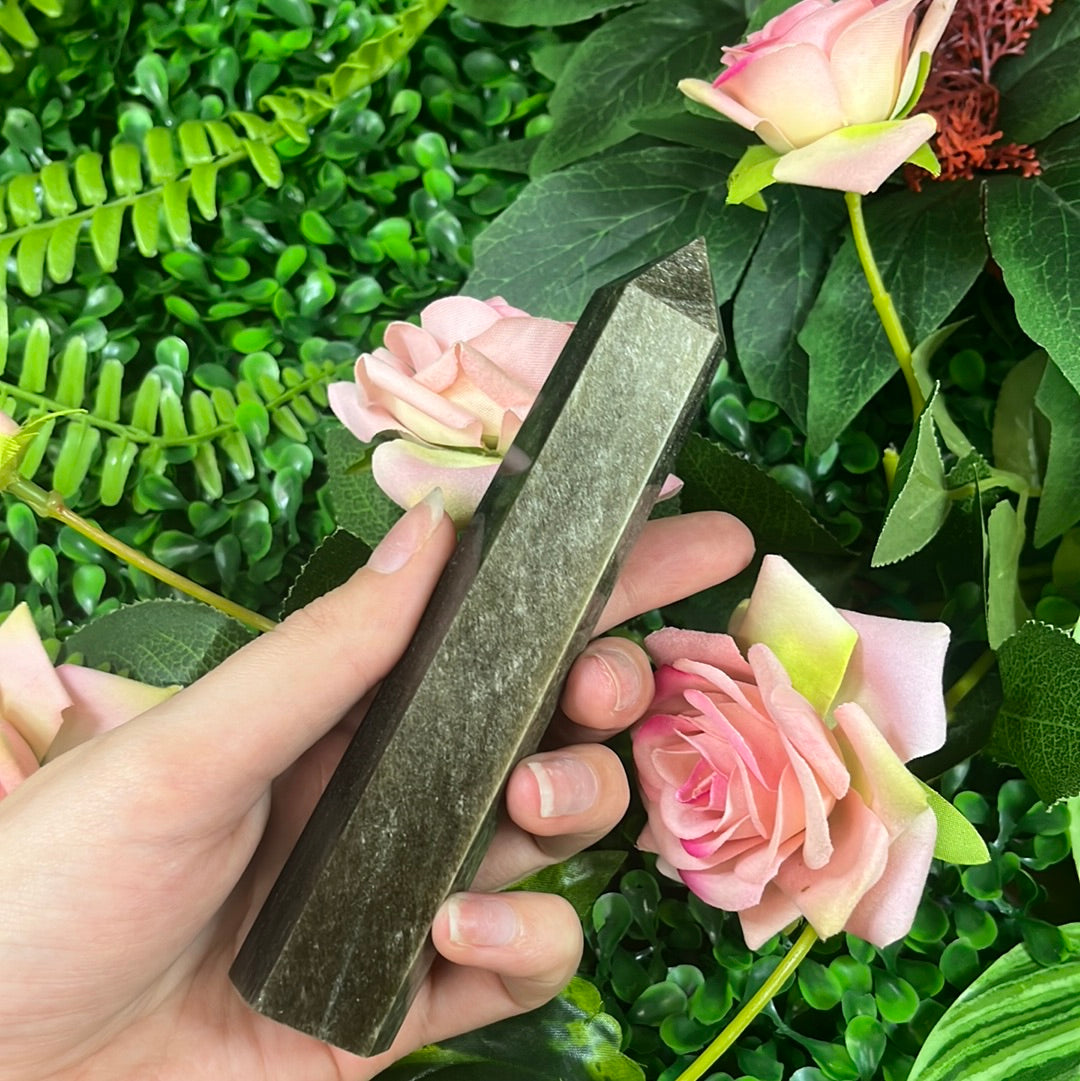 Gold Sheen Obsidian Tower