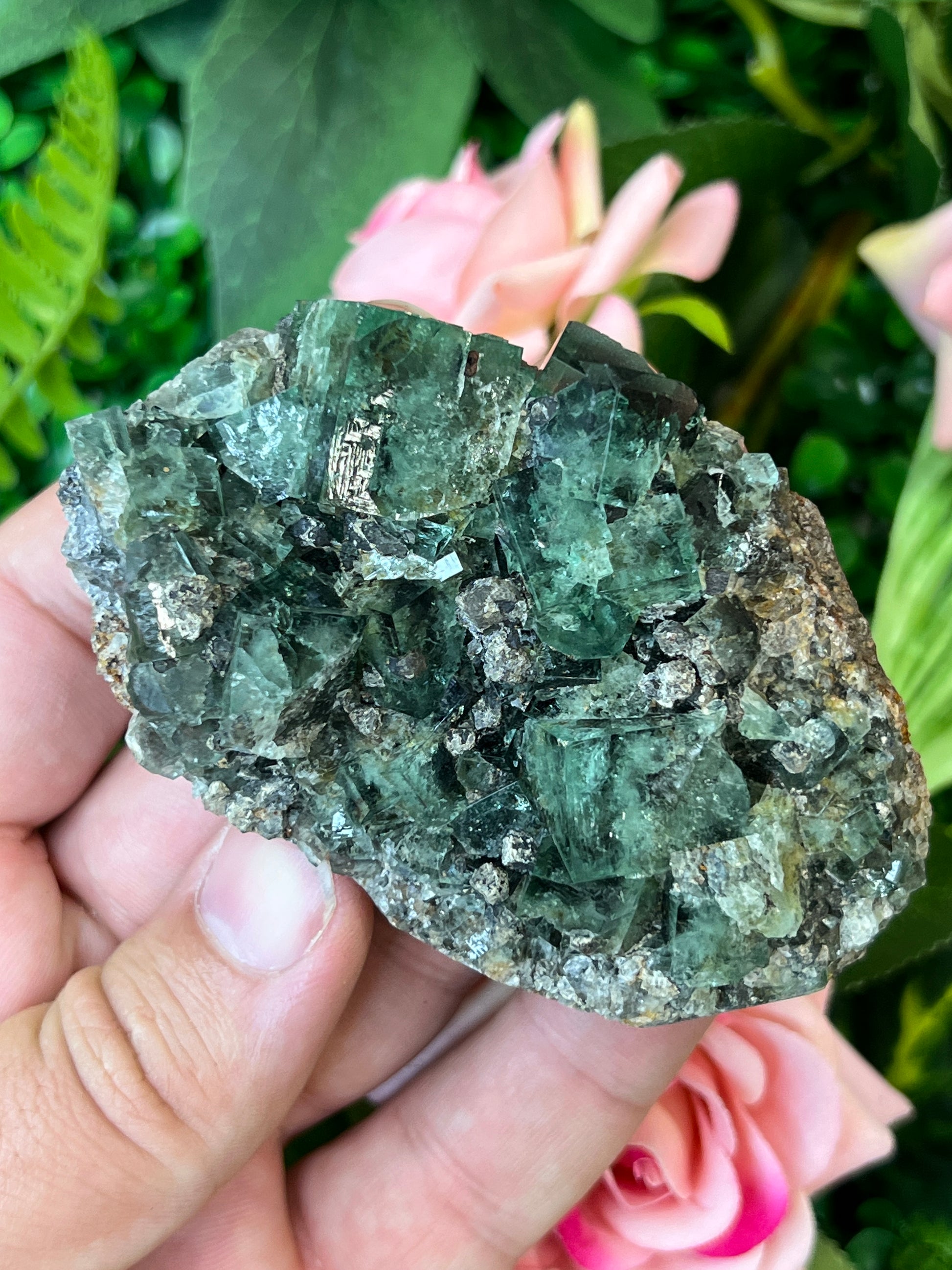 Fluorite (Color Change) w/ Galena