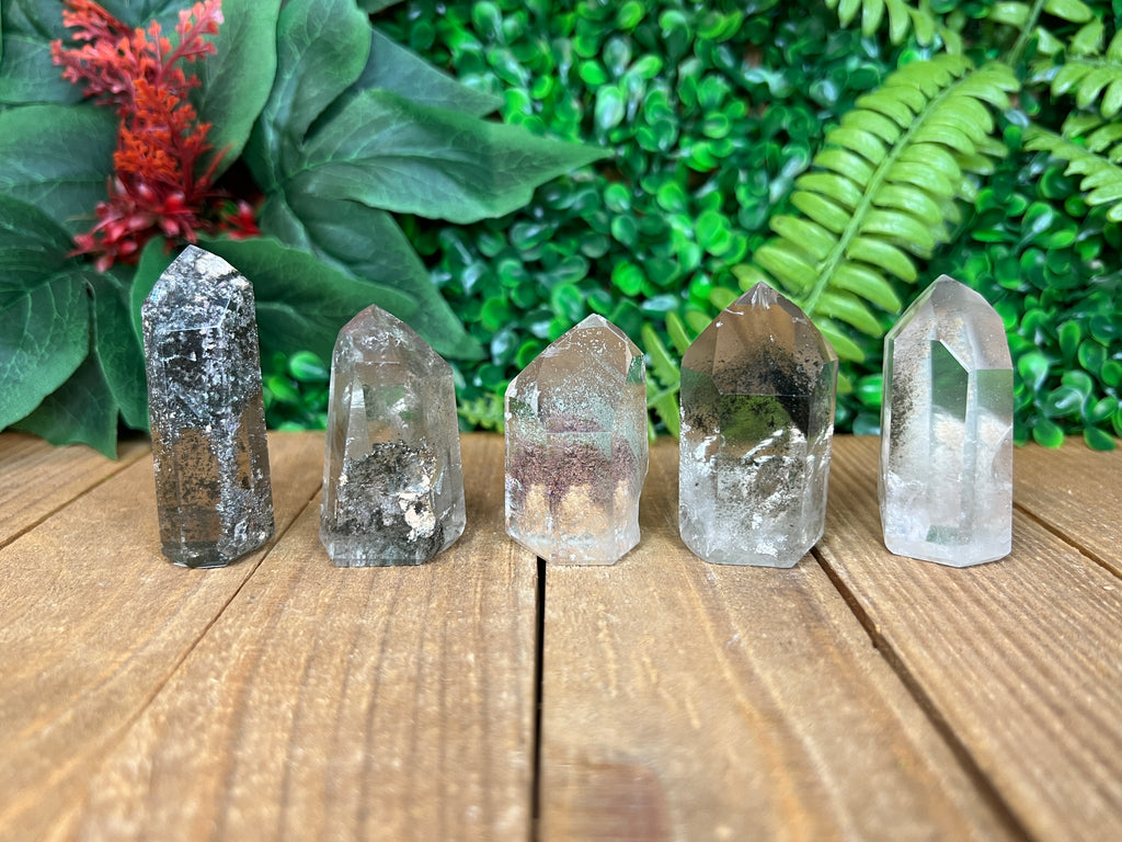 Lodolite 'Garden Quartz' Towers