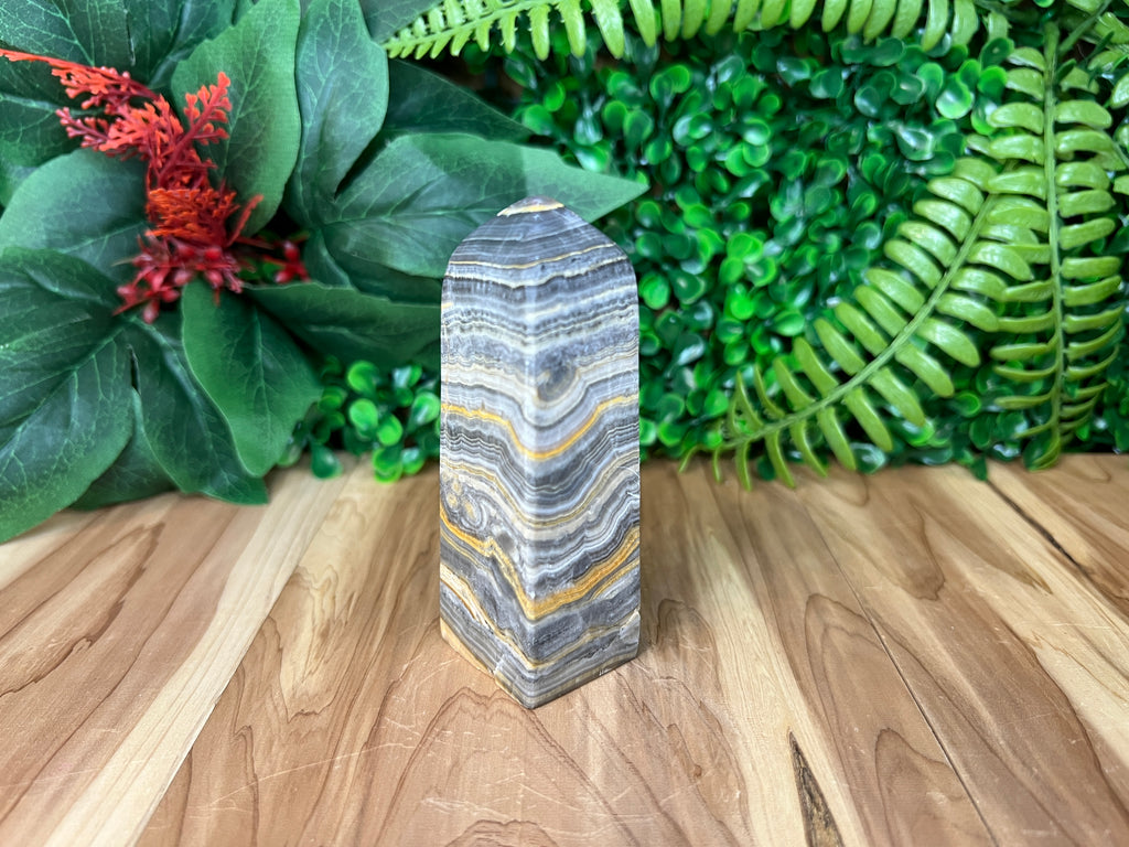 Banded Calcite Tower