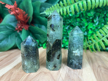 Load image into Gallery viewer, Prehnite Epidote Towers
