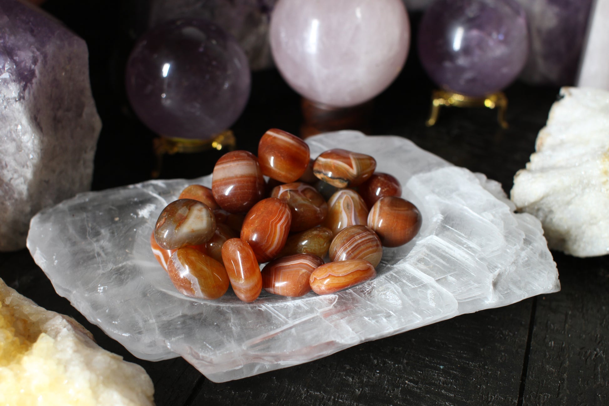 Sardonyx Tumbled Stones