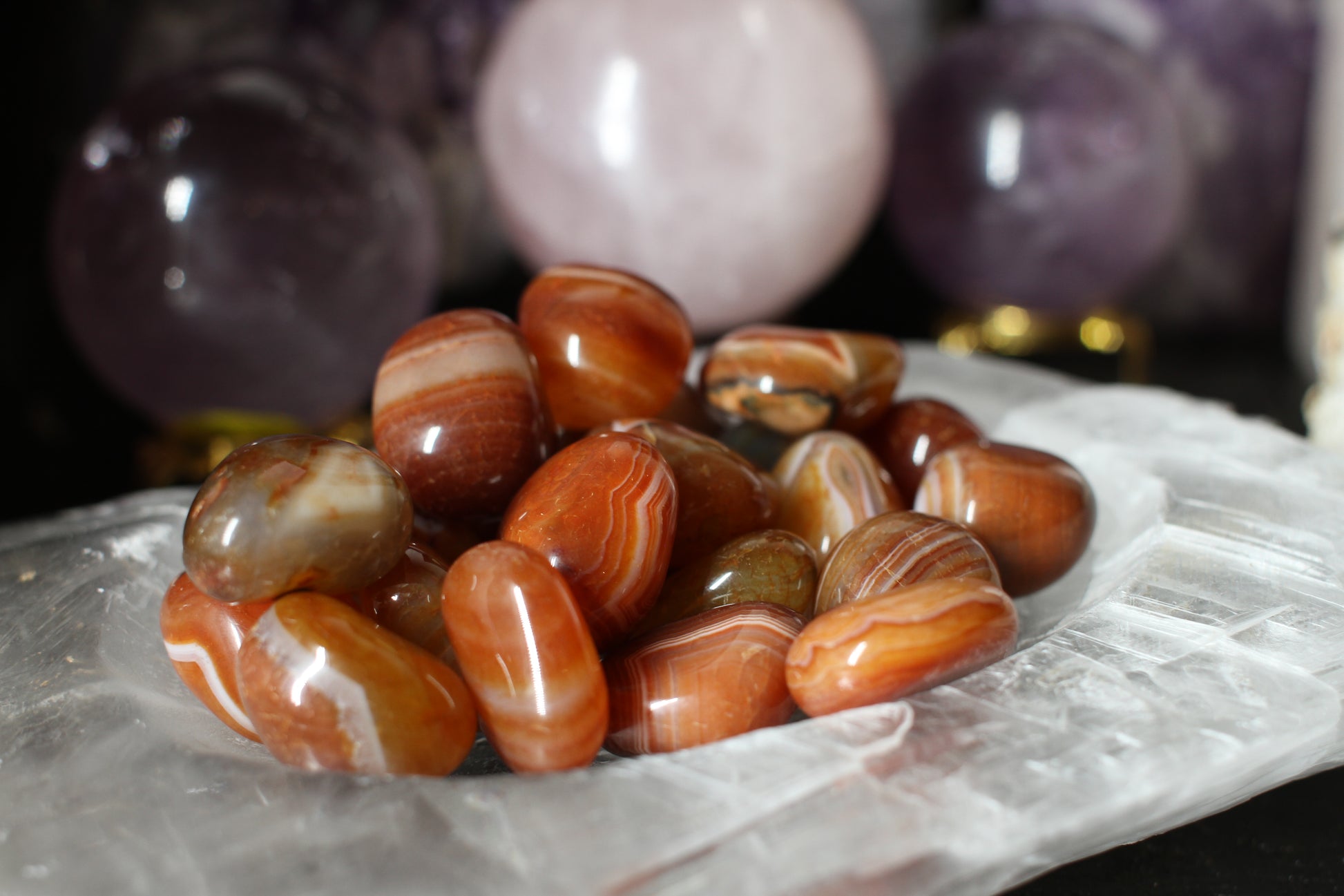 Sardonyx Tumbled Stones