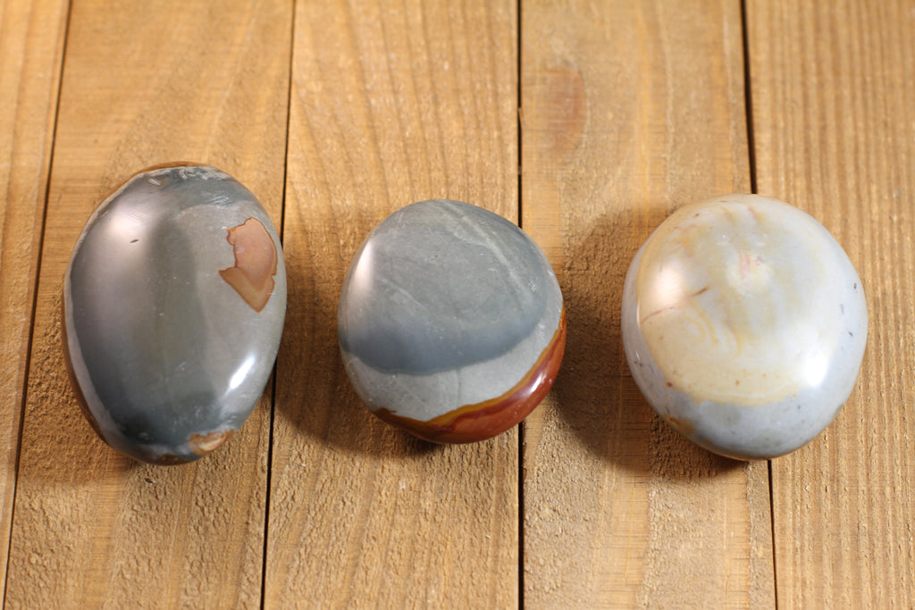 Polychrome Jasper Palmstones - Unique