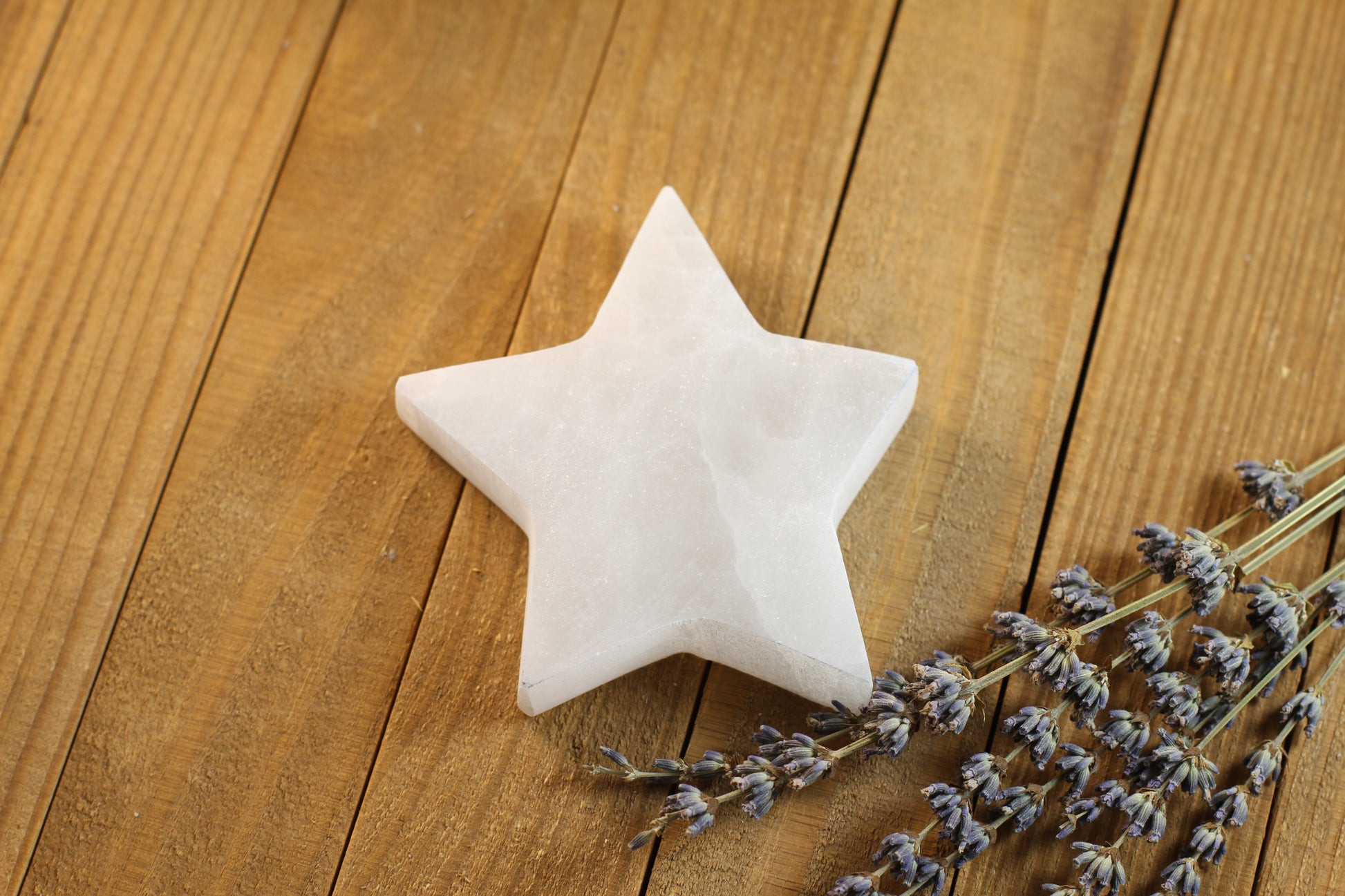 Selenite Star Charging Plates