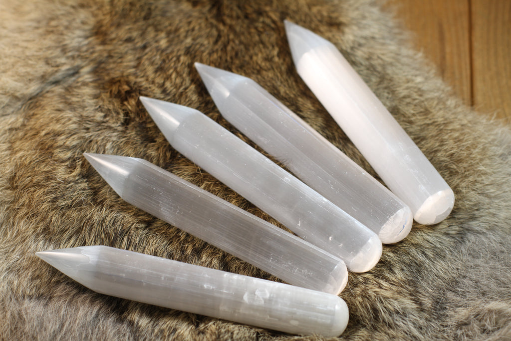 Selenite Wands - Pointed