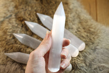 Load image into Gallery viewer, Selenite Wands - Pointed

