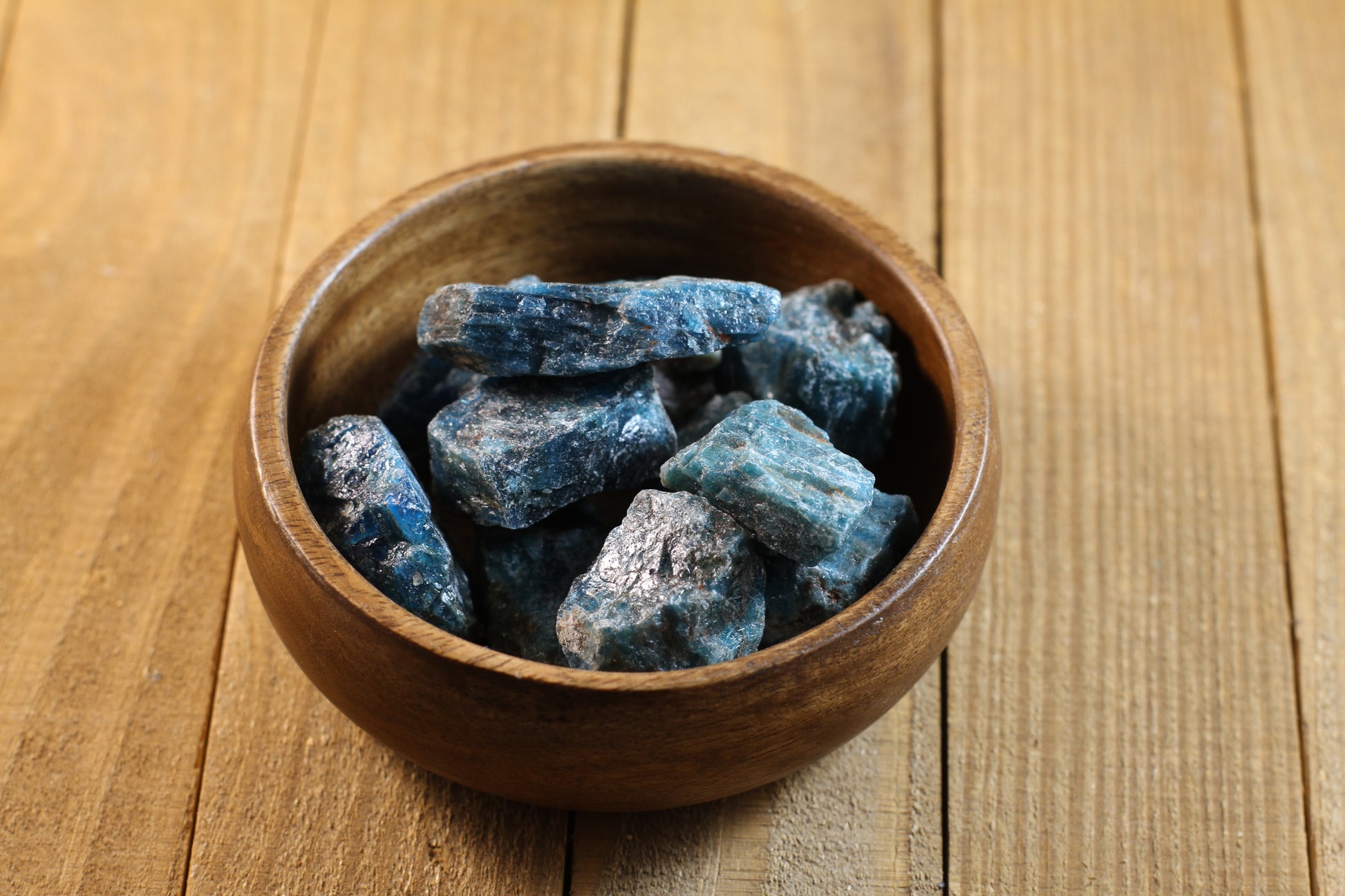 Blue Apatite Rough Stones