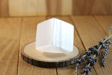 Load image into Gallery viewer, Selenite Cut Base Cube
