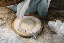 Load image into Gallery viewer, Rose &amp; Clear Quartz Bead Bracelet

