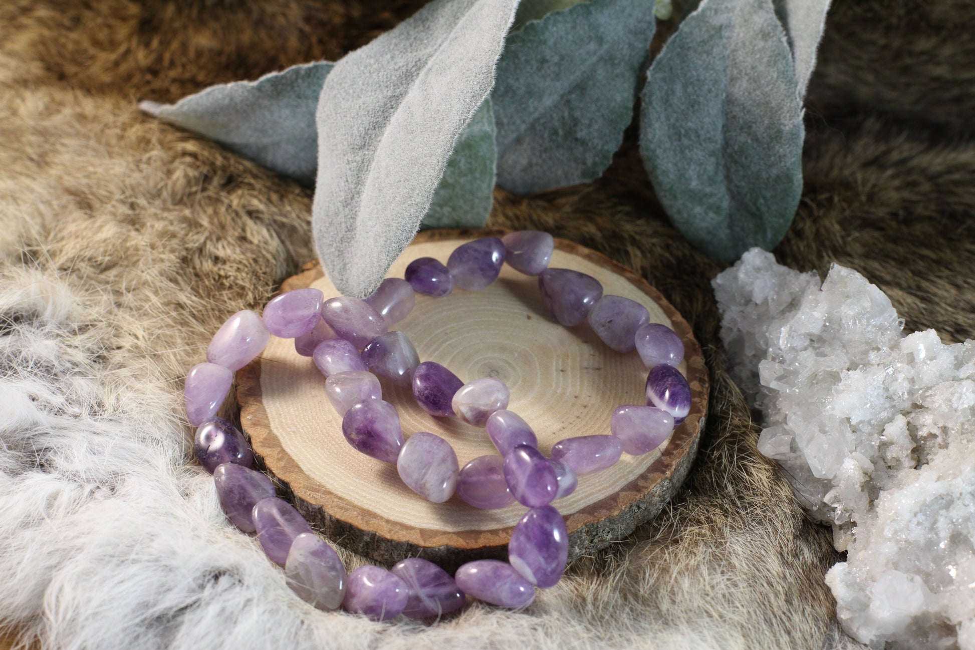 Amethyst Nugget Bracelet