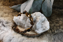 Load image into Gallery viewer, Tiger&#39;s Eye Nugget Bracelet
