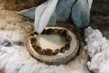 Load image into Gallery viewer, Tiger&#39;s Eye Nugget Bracelet
