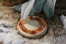 Load image into Gallery viewer, Carnelian Large Nugget Bracelet
