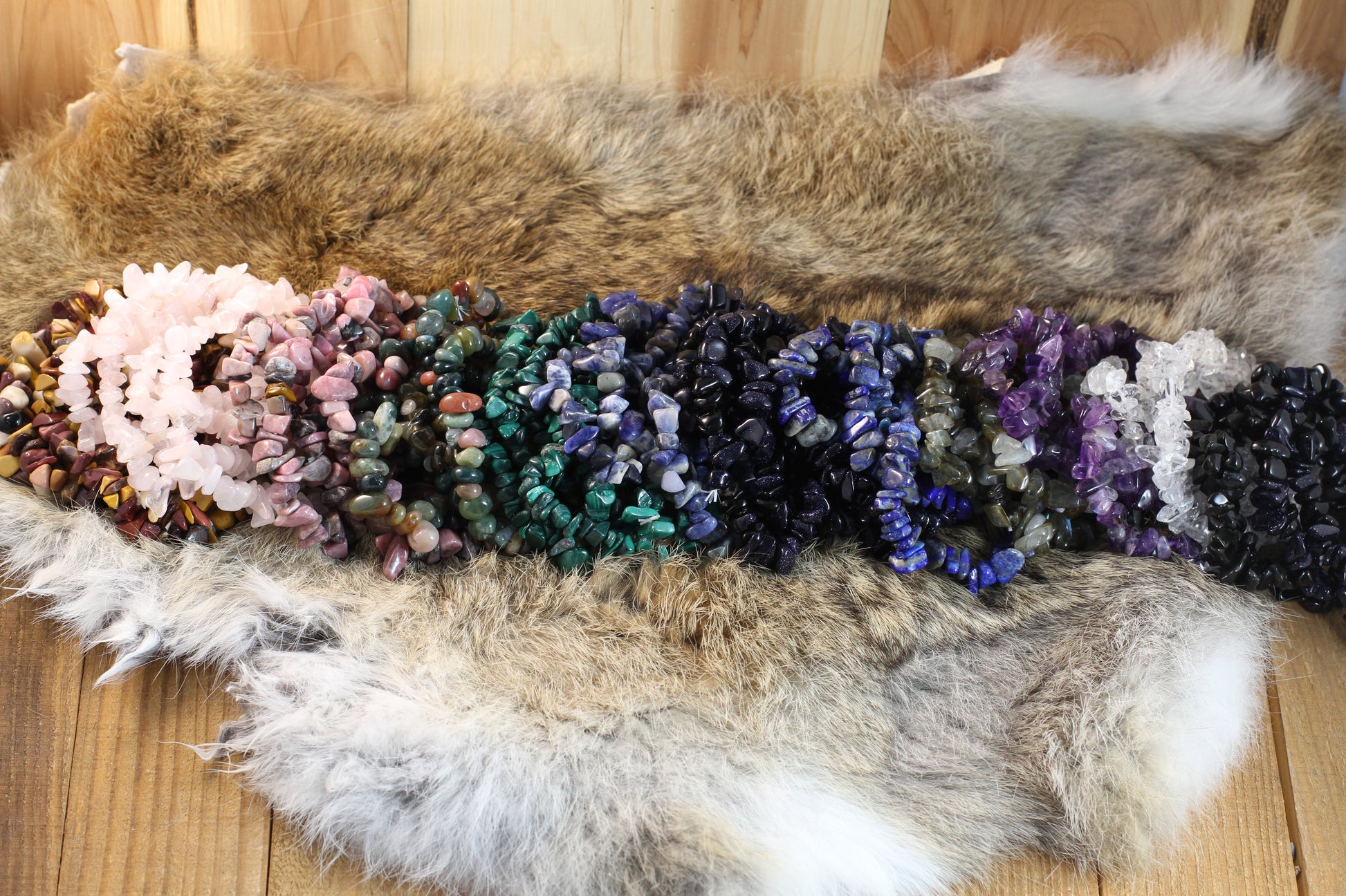 Crystal Chip Bracelets