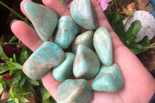 Load image into Gallery viewer, Amazonite Tumbled Stones
