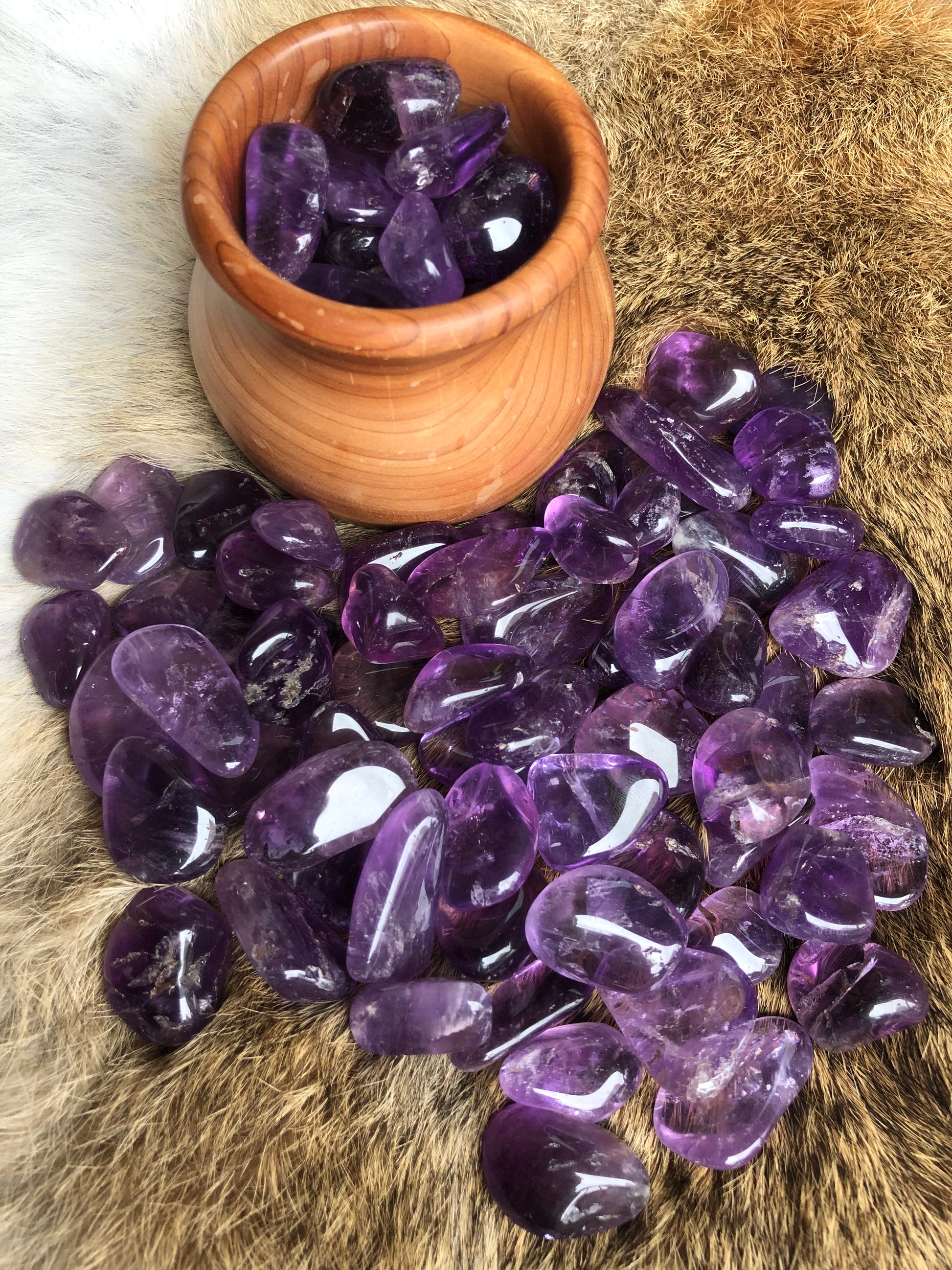 Amethyst Tumbled Stones