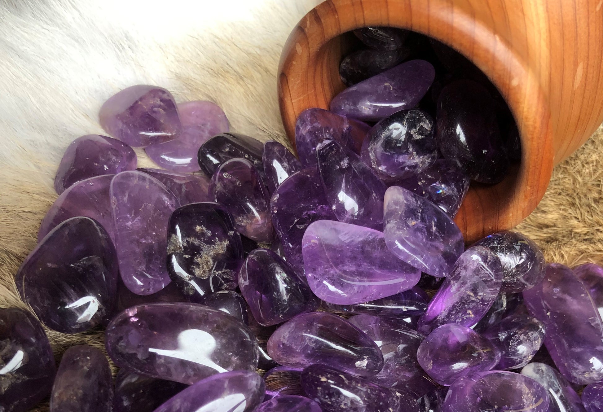 Amethyst Tumbled Stones