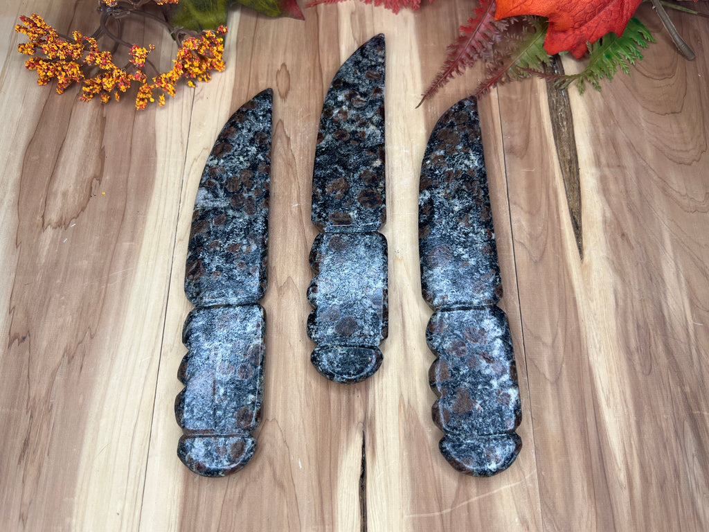 Garnet in Granite Athames