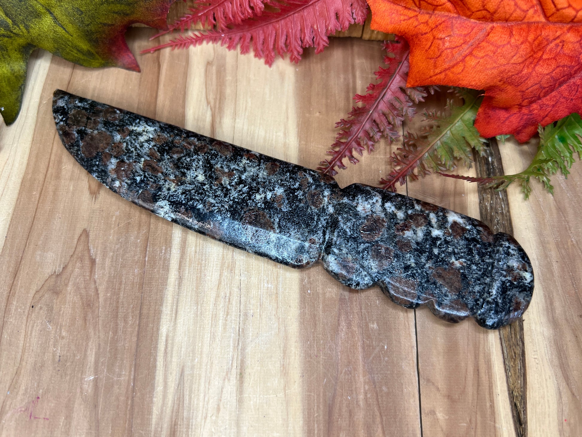 Garnet in Granite Athames