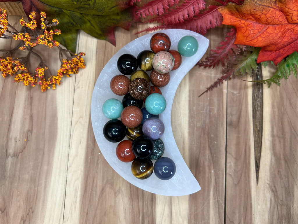 Moon Selenite Bowl