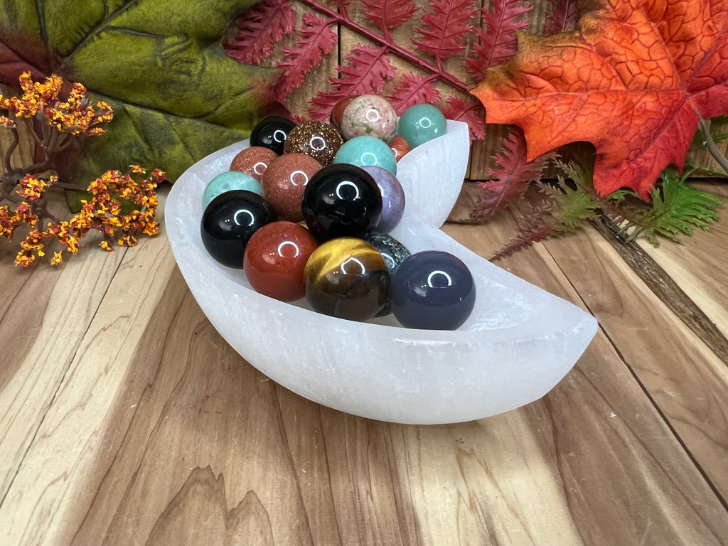Moon Selenite Bowl