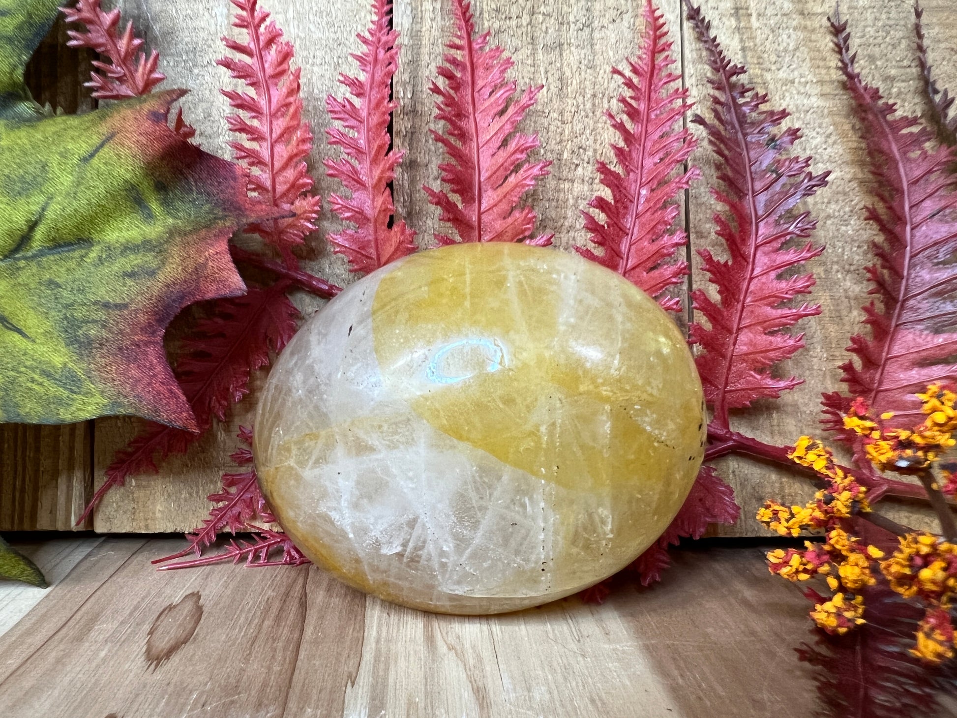 Golden Healer Palmstone