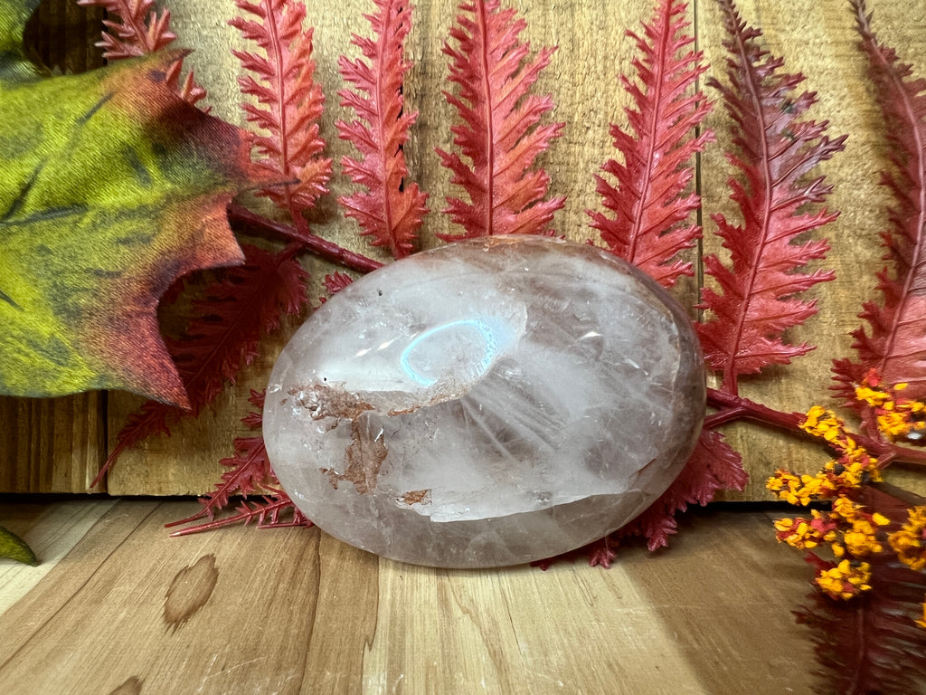 Fire Quartz Palmstone