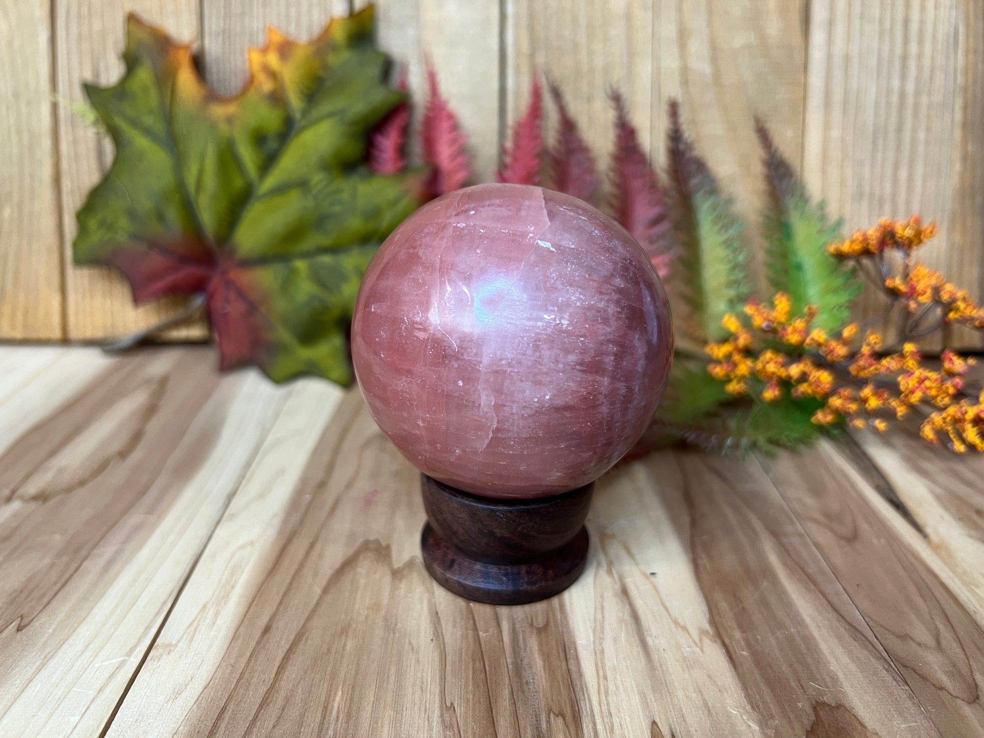 Red Calcite Sphere
