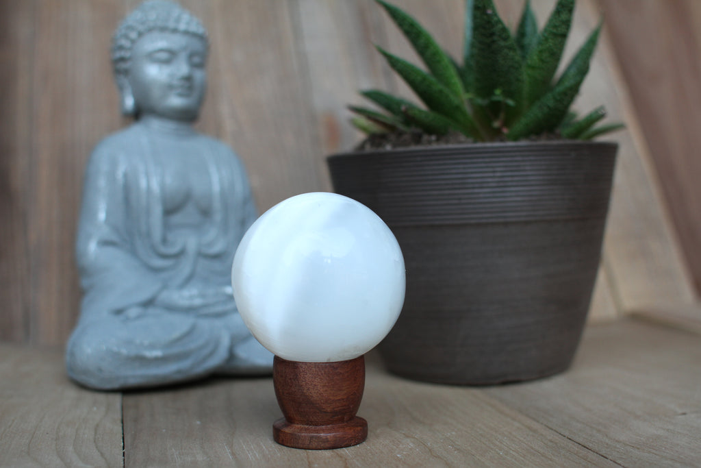 Selenite Sphere - Small