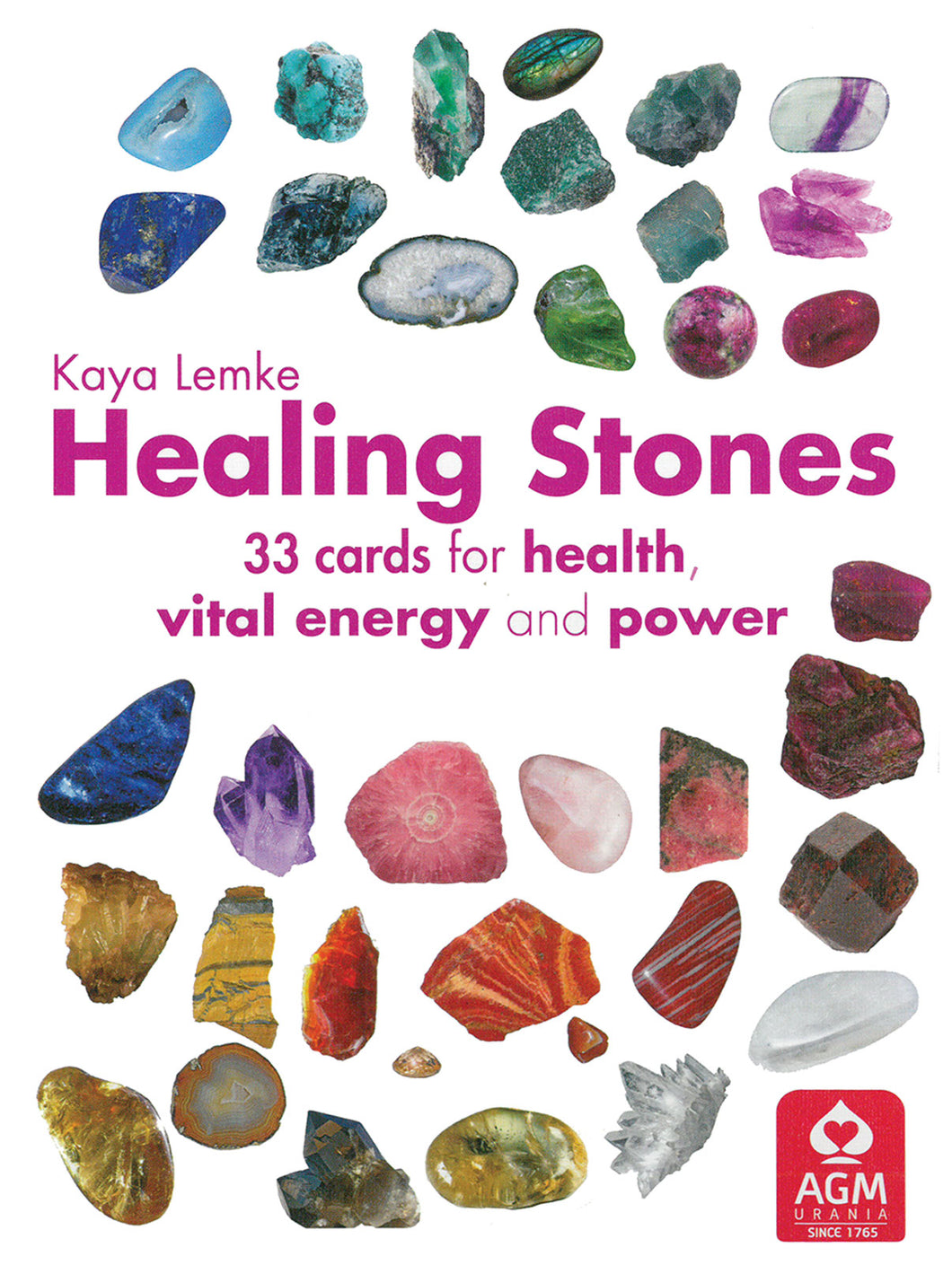 Healing Stones: 33 Cards for Health, Vital Energy and Power